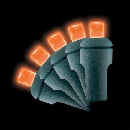 Forever Bright Kellogg Plastics 45607 0.25 in. Holiday & Christmas Indoor & Outdoor LED- Orange 45607